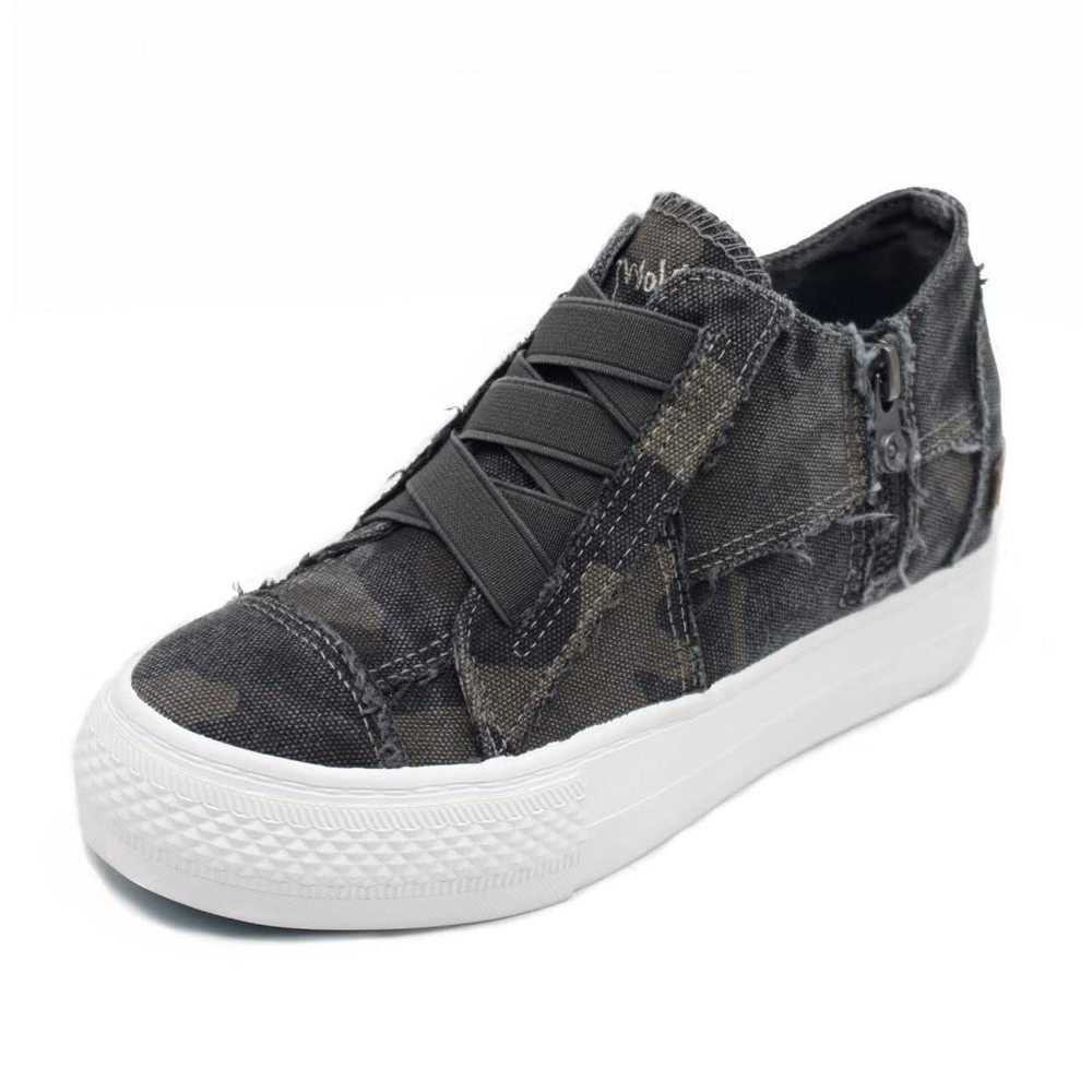 BLOWFISH MALIBU SNEAKER,PLATFORM BLOWFISH WOMEN'S MAMBA GREY CAMOFLAUGE 6.5